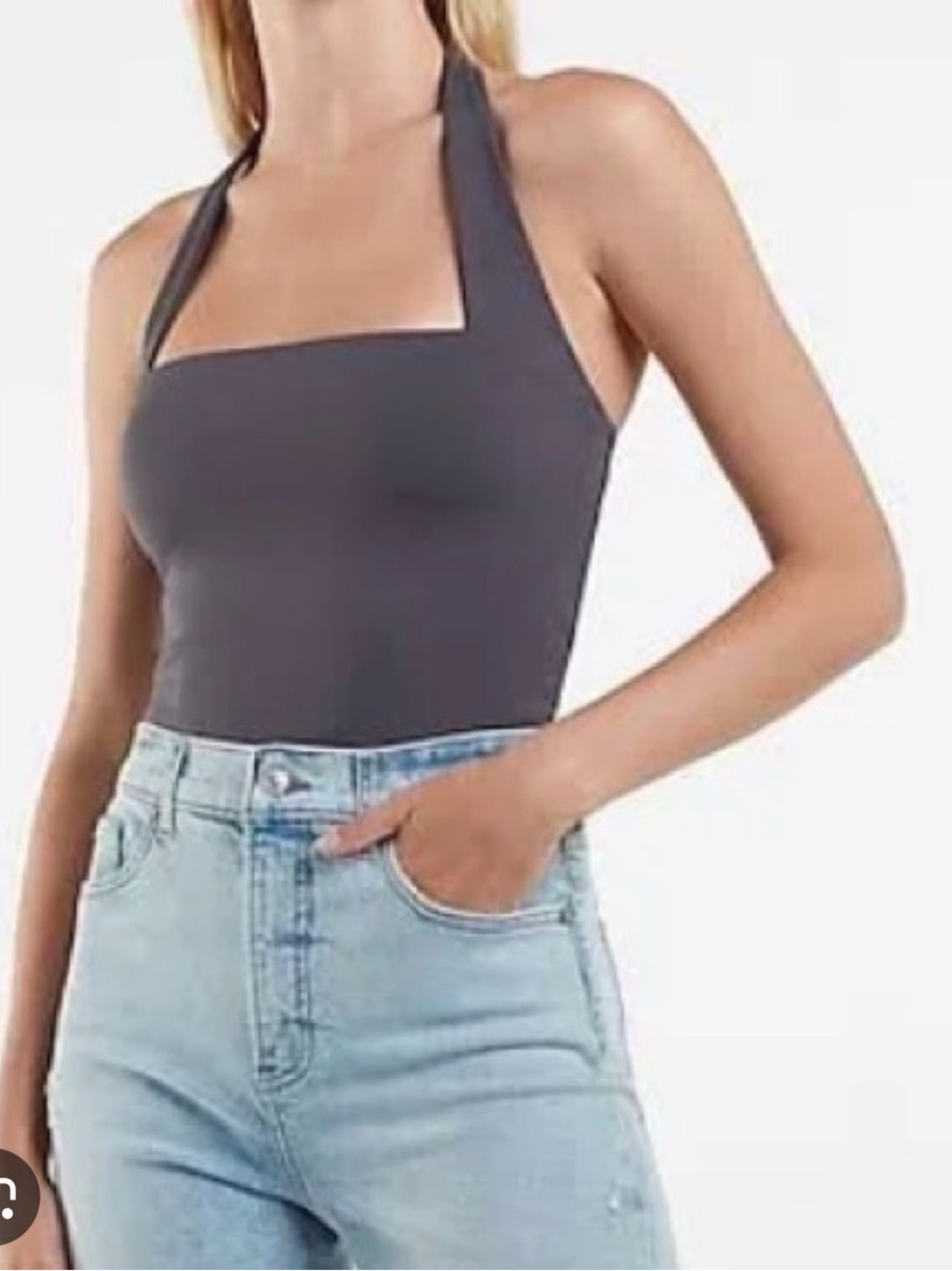 Express Body Contour Halter Top
